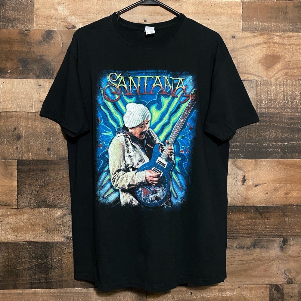 Santana Tour 2022 Miraculous Supernatural Earth Wind Fire Me T-Shirt Size L